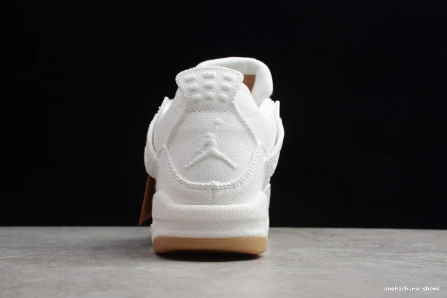 Rep x Levi's Air 4 Jordan 'White' AO2571-100 0723